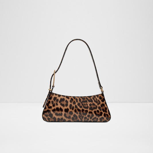 Kadın Leopar Desenli Omuz Çantası-1