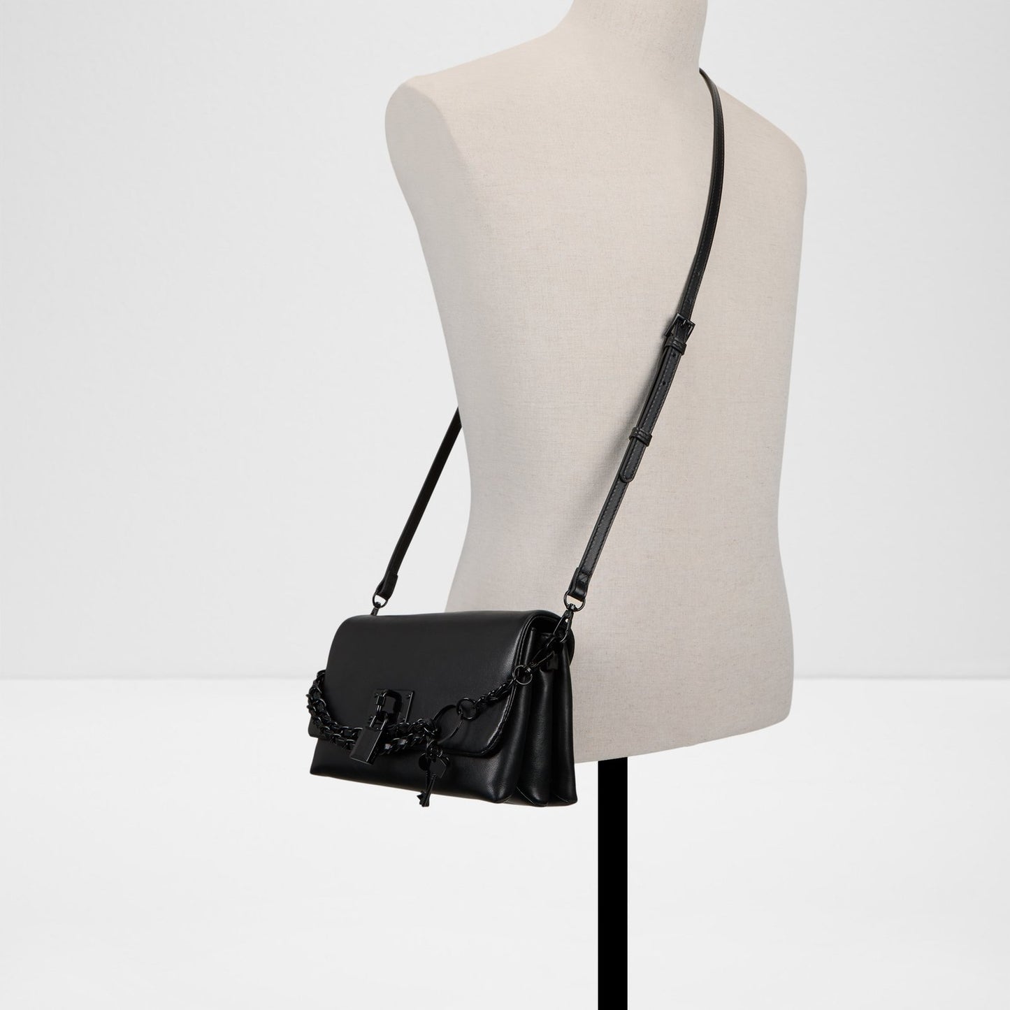 Kadın Siyah Çapraz Çanta-4