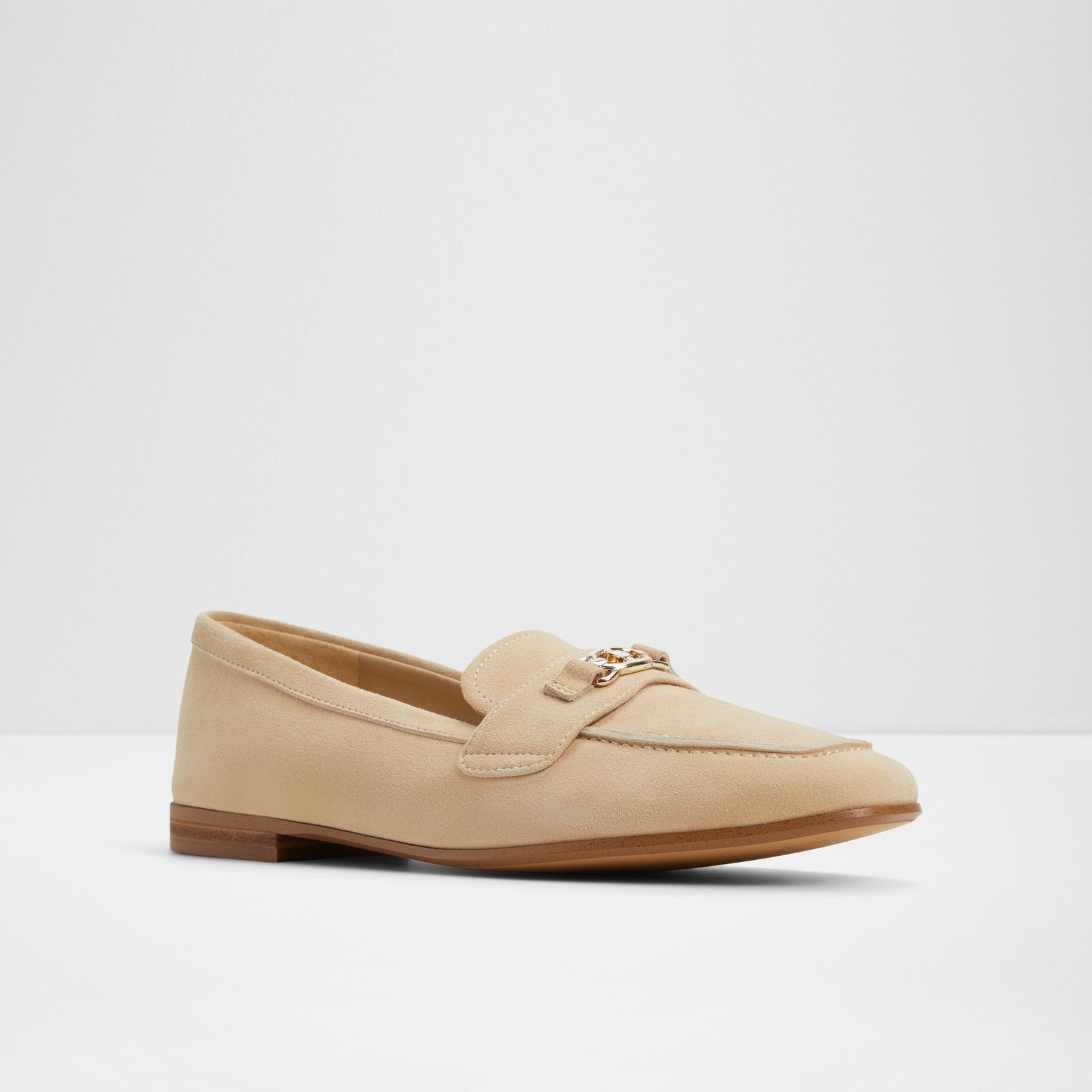 Kadın Bej Loafer-4