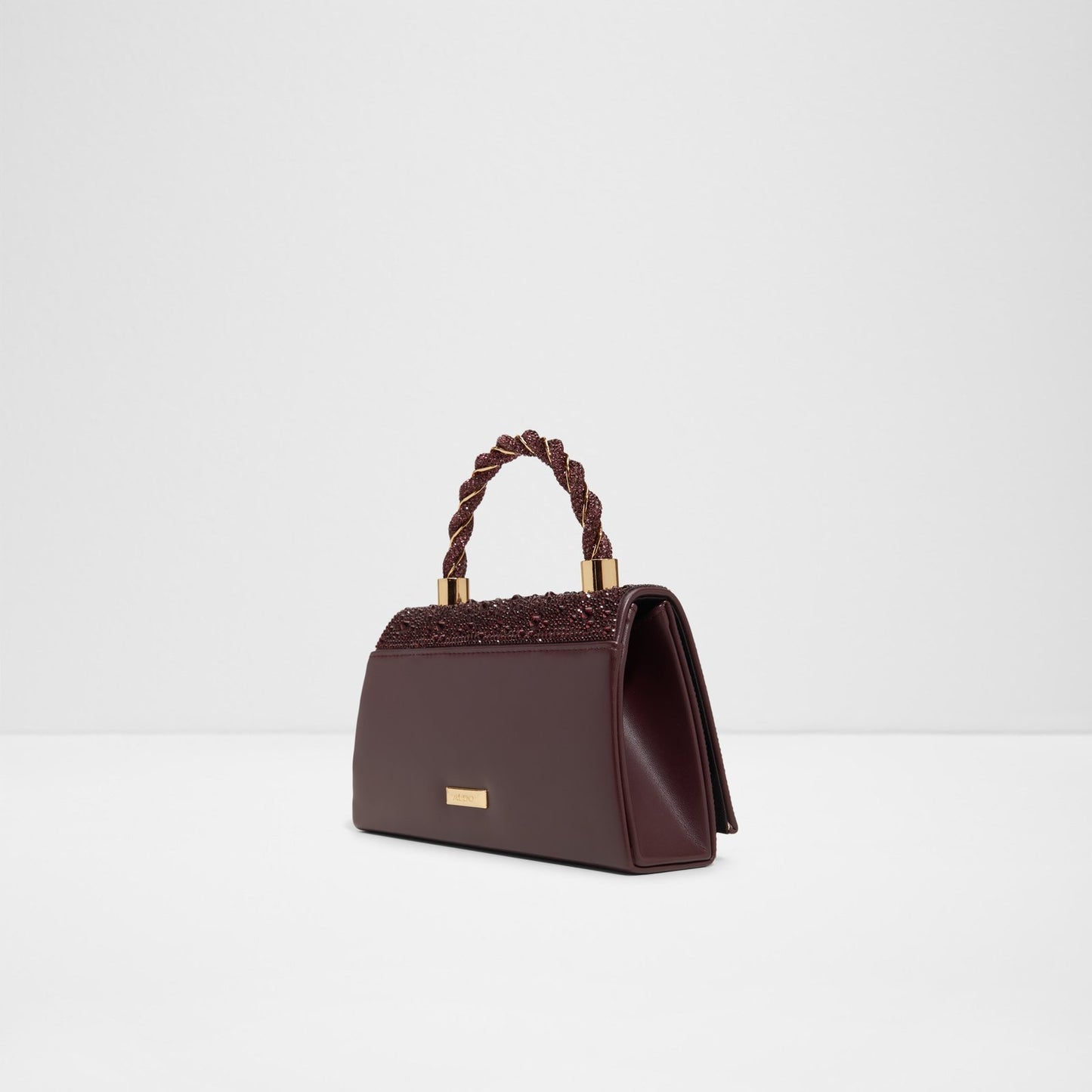 Kadın Bordo Clutch El Çantası-2