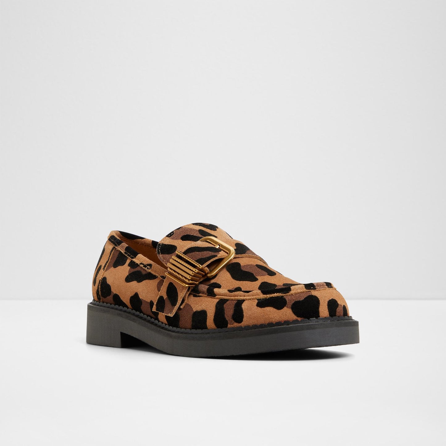 Kadın Multi Leopar Desenli Loafer-4