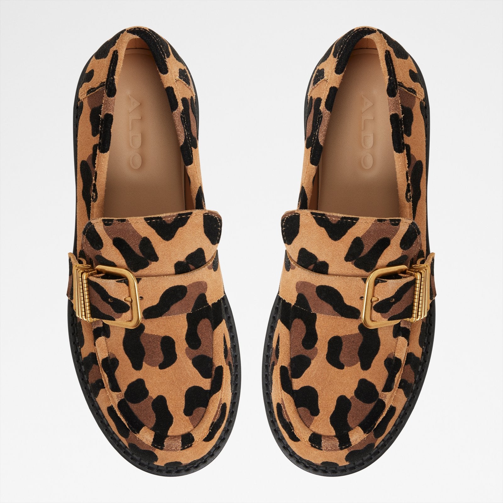 Kadın Multi Leopar Desenli Loafer-6