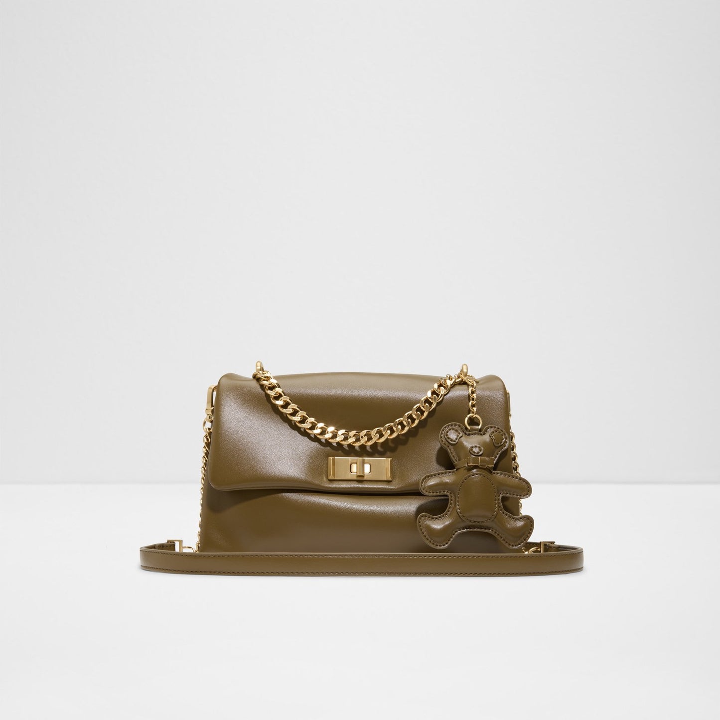 Kadın Haki Omuz ve El Çantası-1