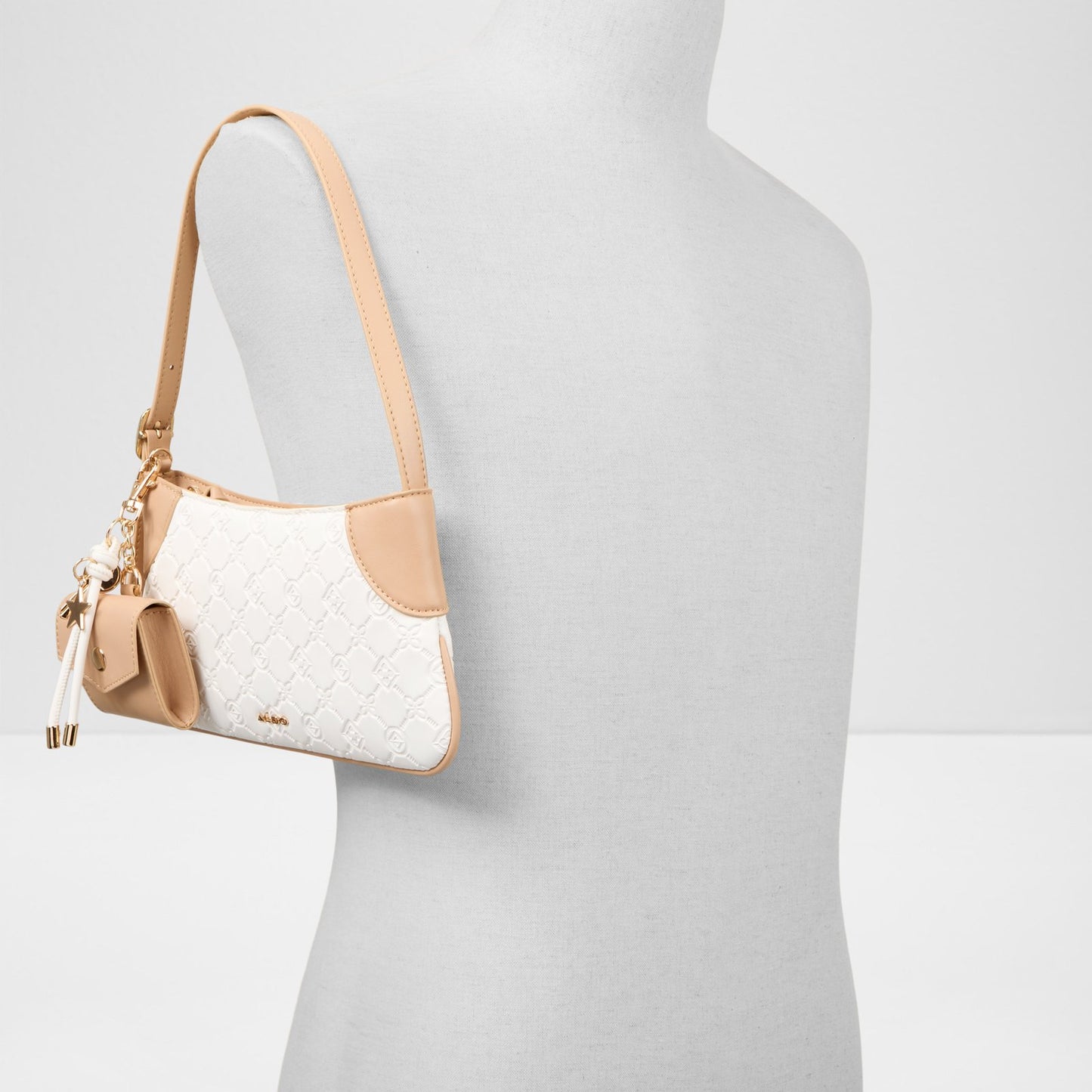 Kadın Beyaz Omuz ve El Çantası-4
