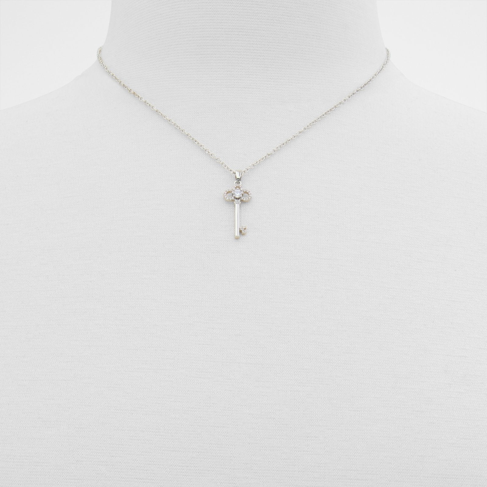 Kadın Gümüş Rengi Kolye-2