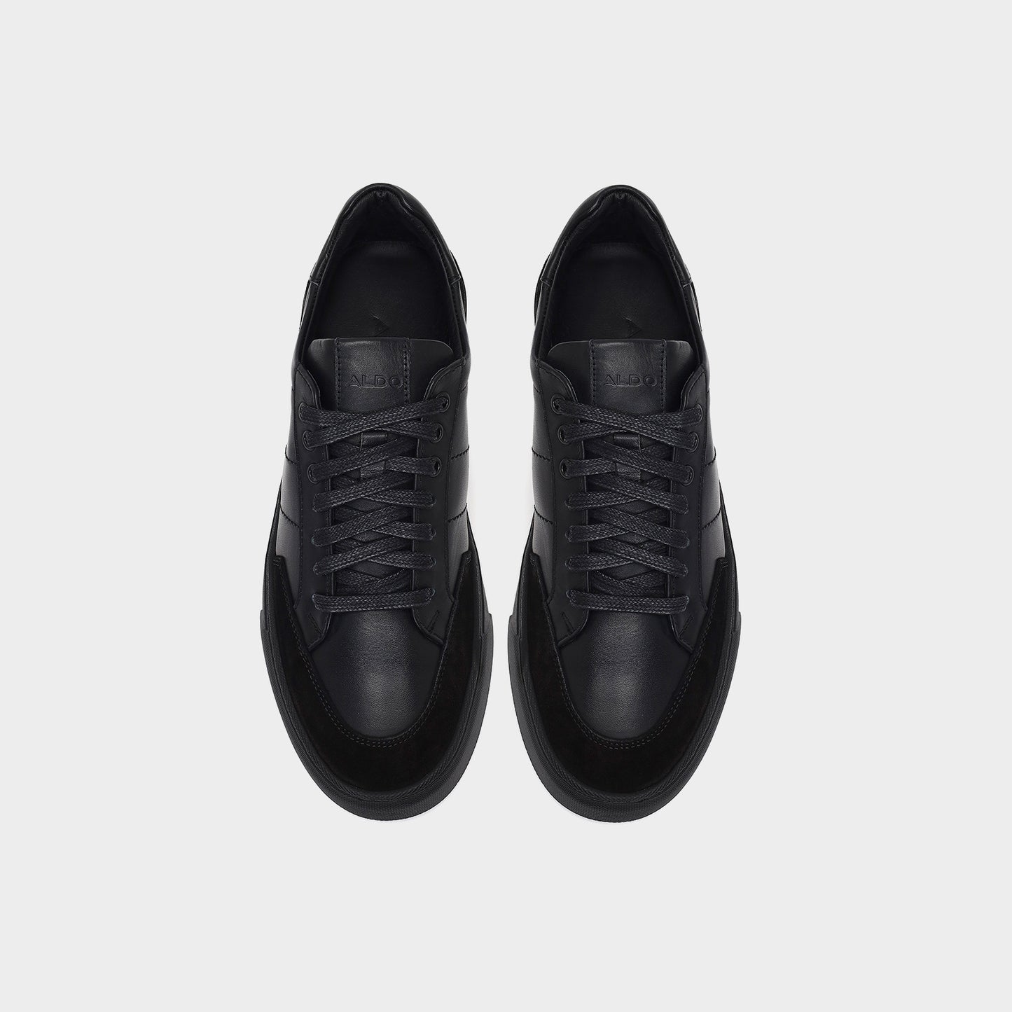 Hakiki Deri Erkek Siyah Sneaker-6