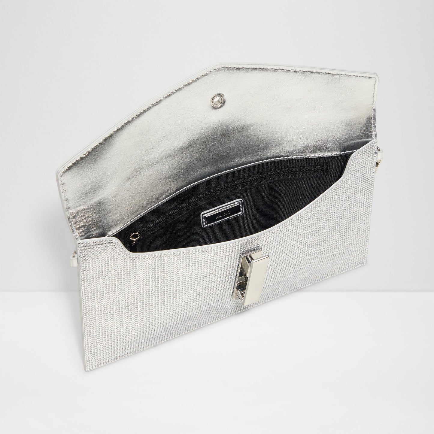 Kadın Gri Clutch El Çantası-3