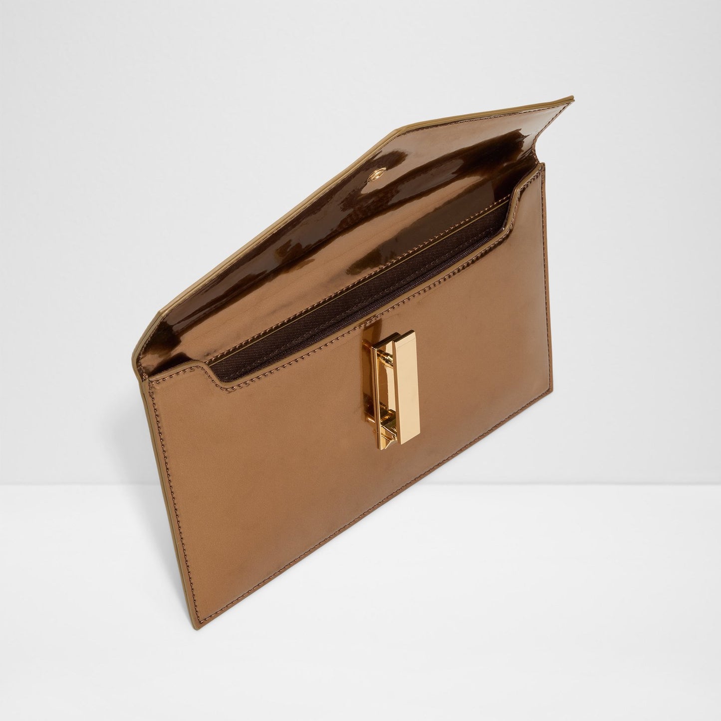 Kadın Bronz Clutch El Çantası-3