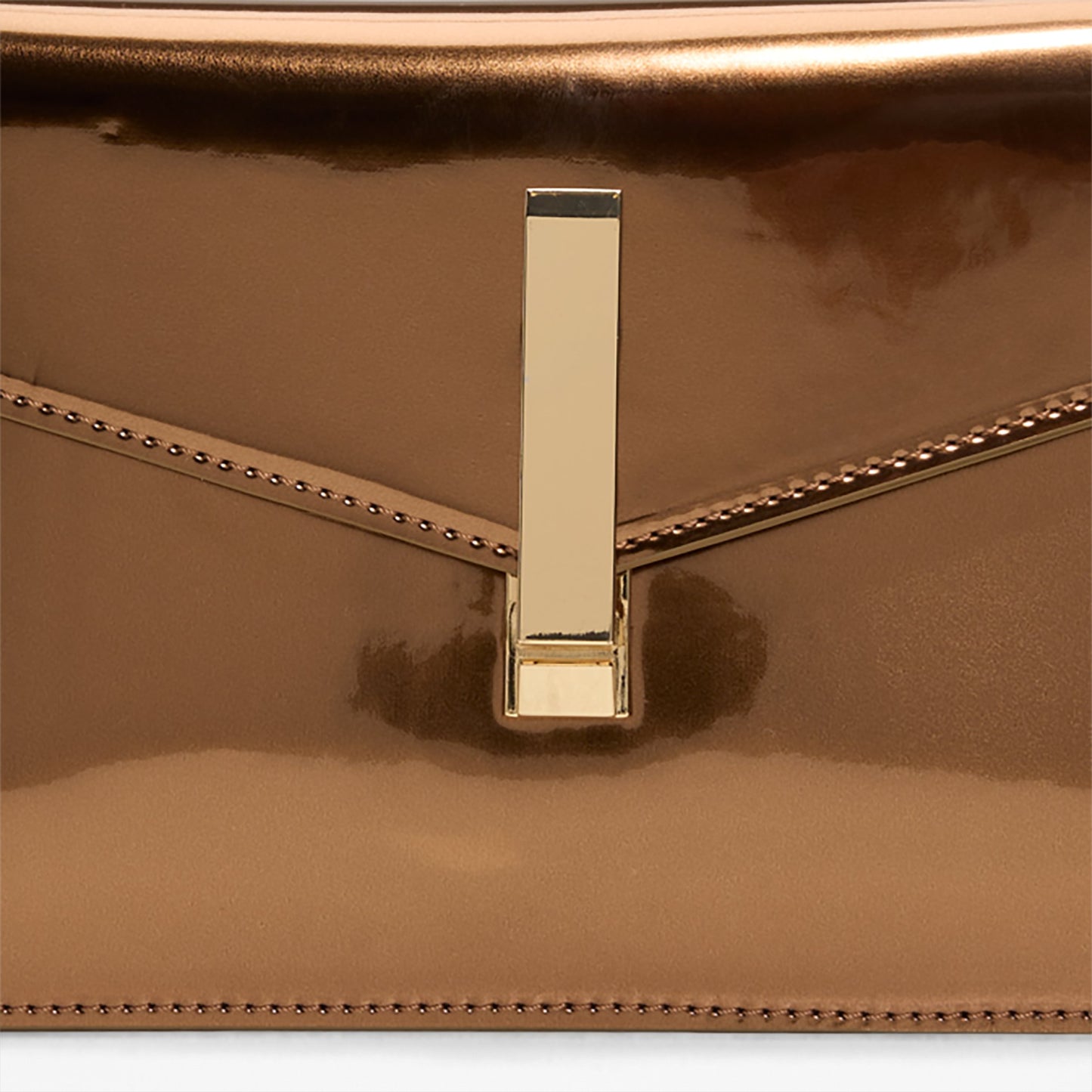 Kadın Bronz Clutch El Çantası-4