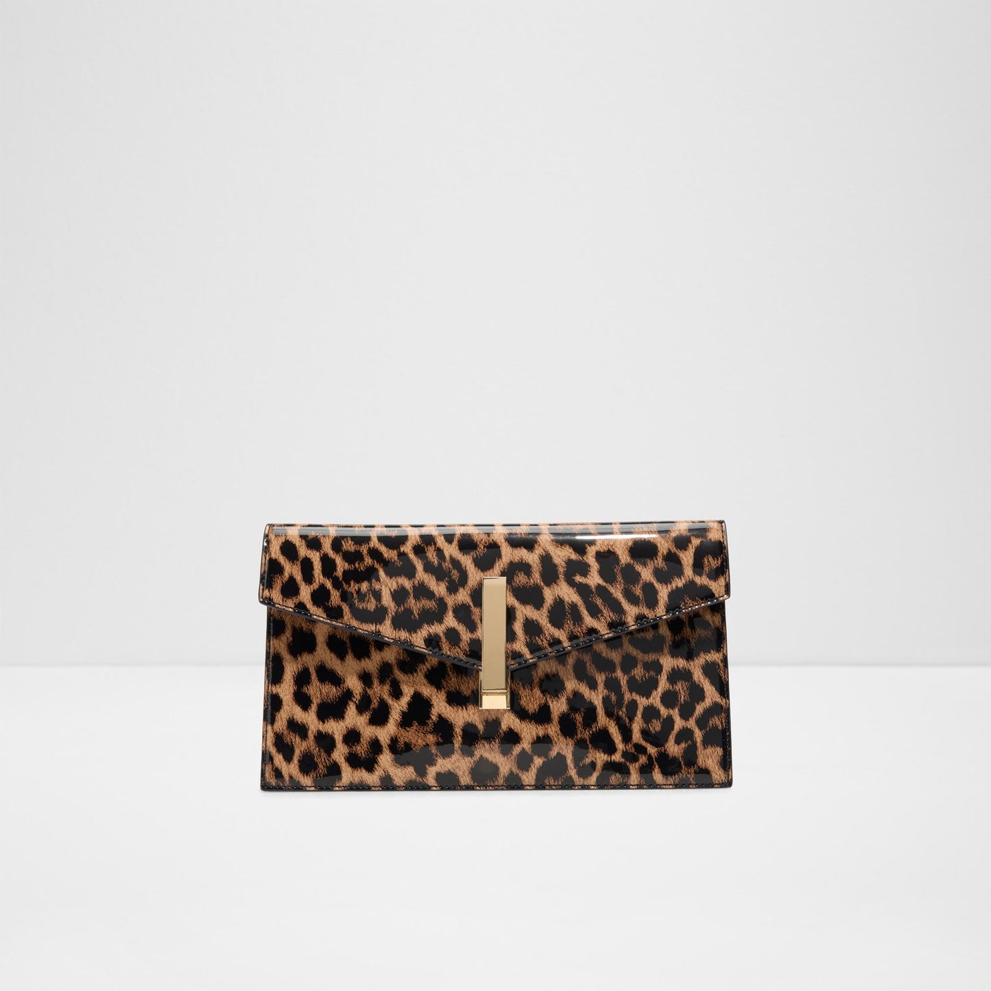 Kadın Leopar Desenli Multi Renkli Clutch El Çantası-1