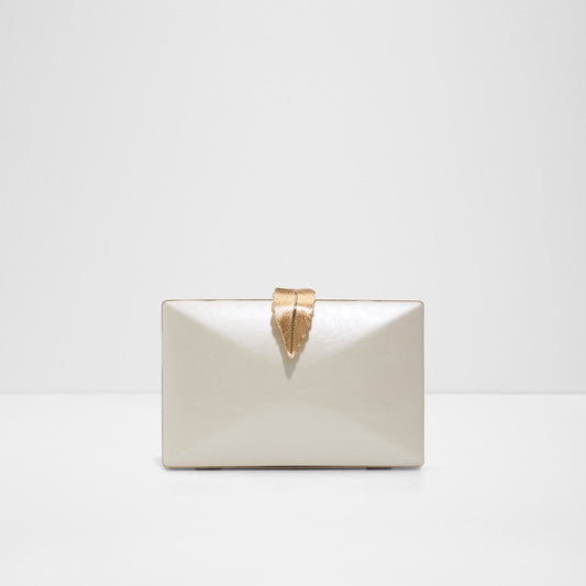 Kadın Beyaz Clutch El Çantası-1