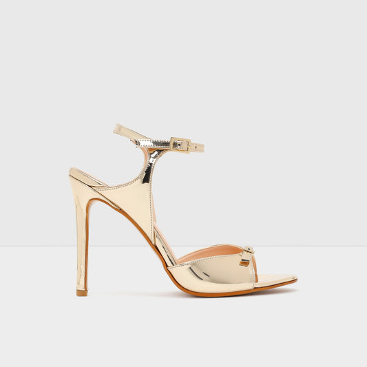 Kadın Gold Topuklu Sandalet-1