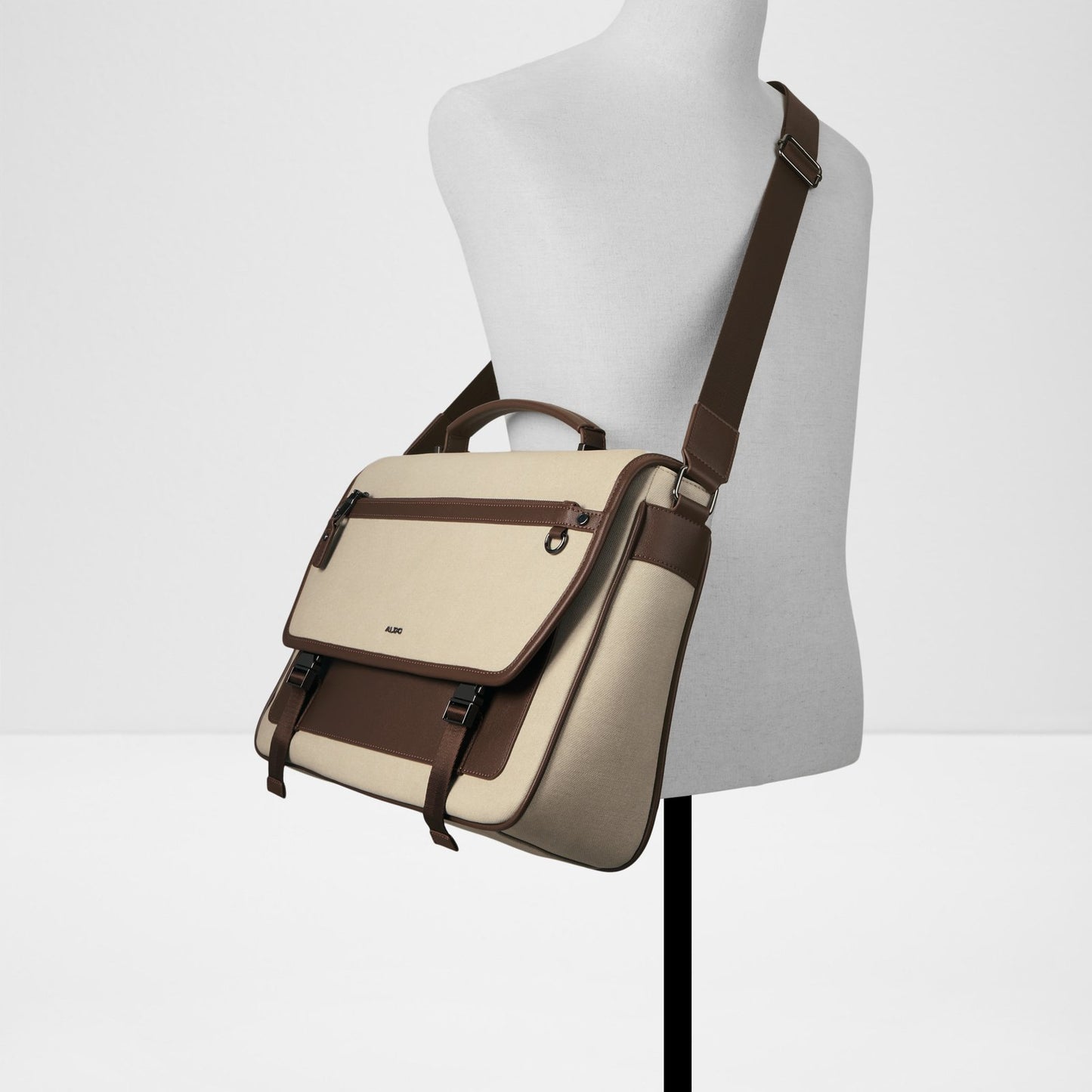 Erkek Kahverengi Laptop Çantası-4