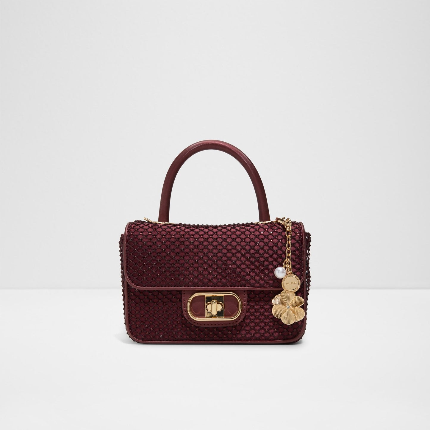 Kadın Bordo Clutch El Çantası-1