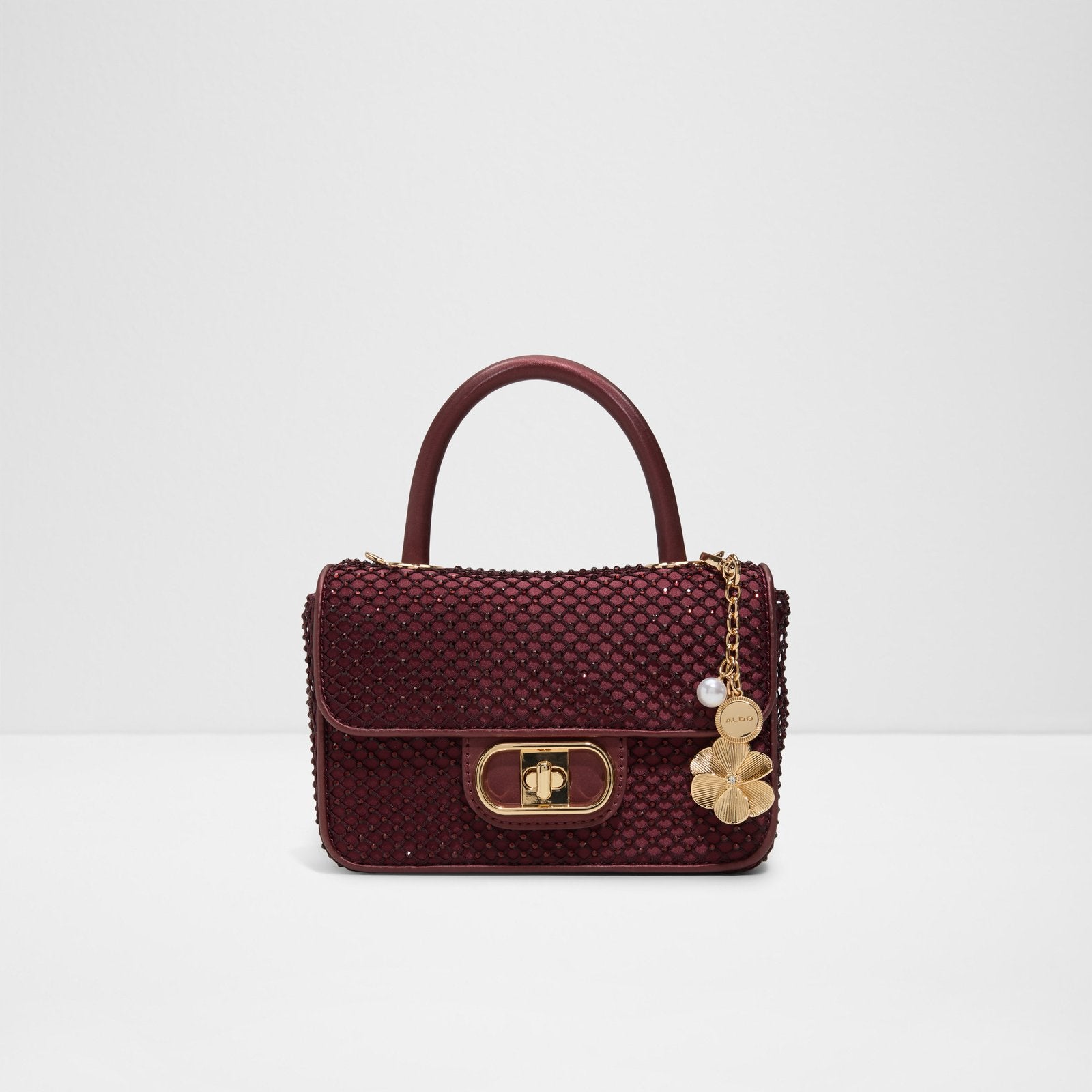 Kadın Bordo Clutch El Çantası-1