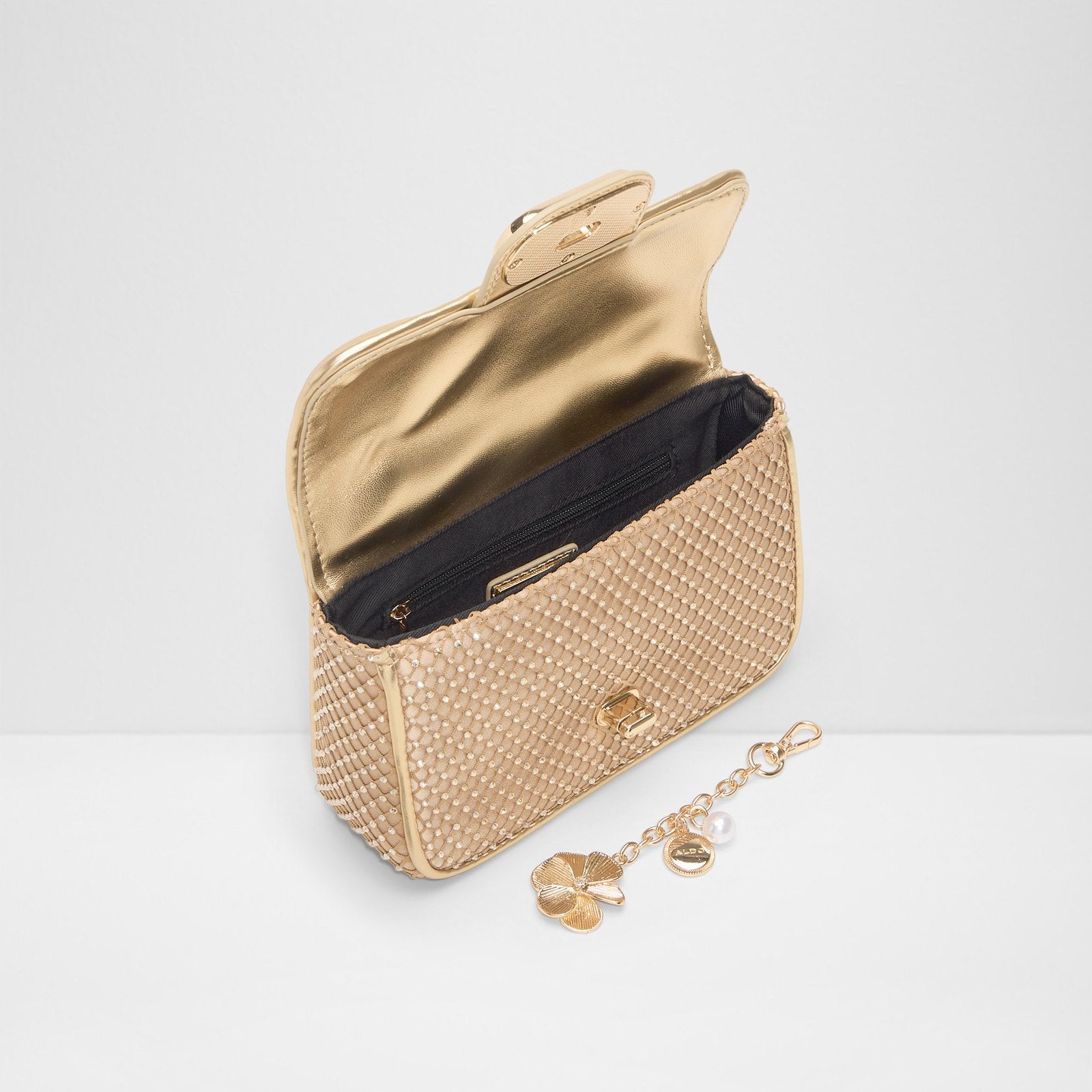 Kadın Gold Clutch El Çantası-3