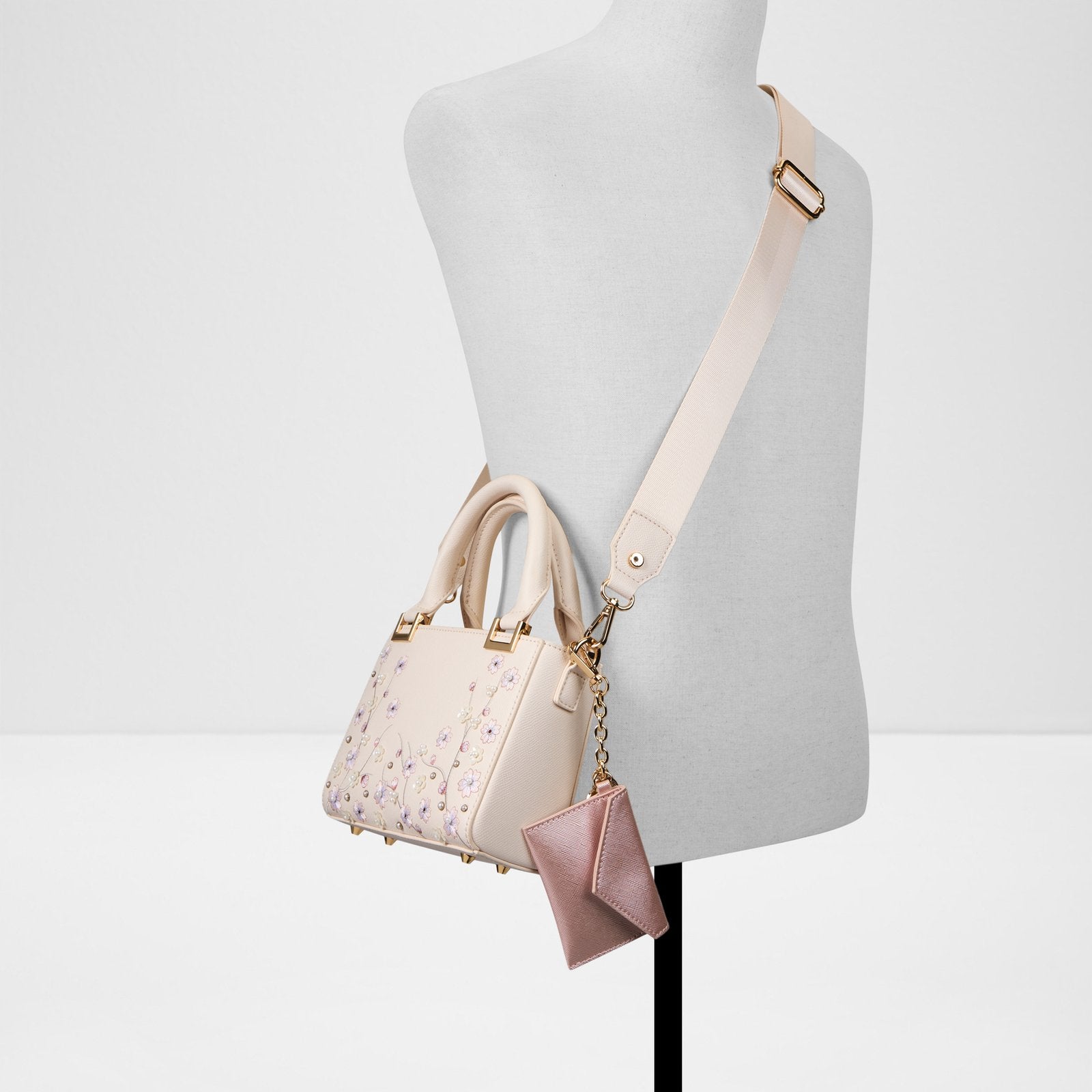 Kadın Pembe Çapraz Çanta-4