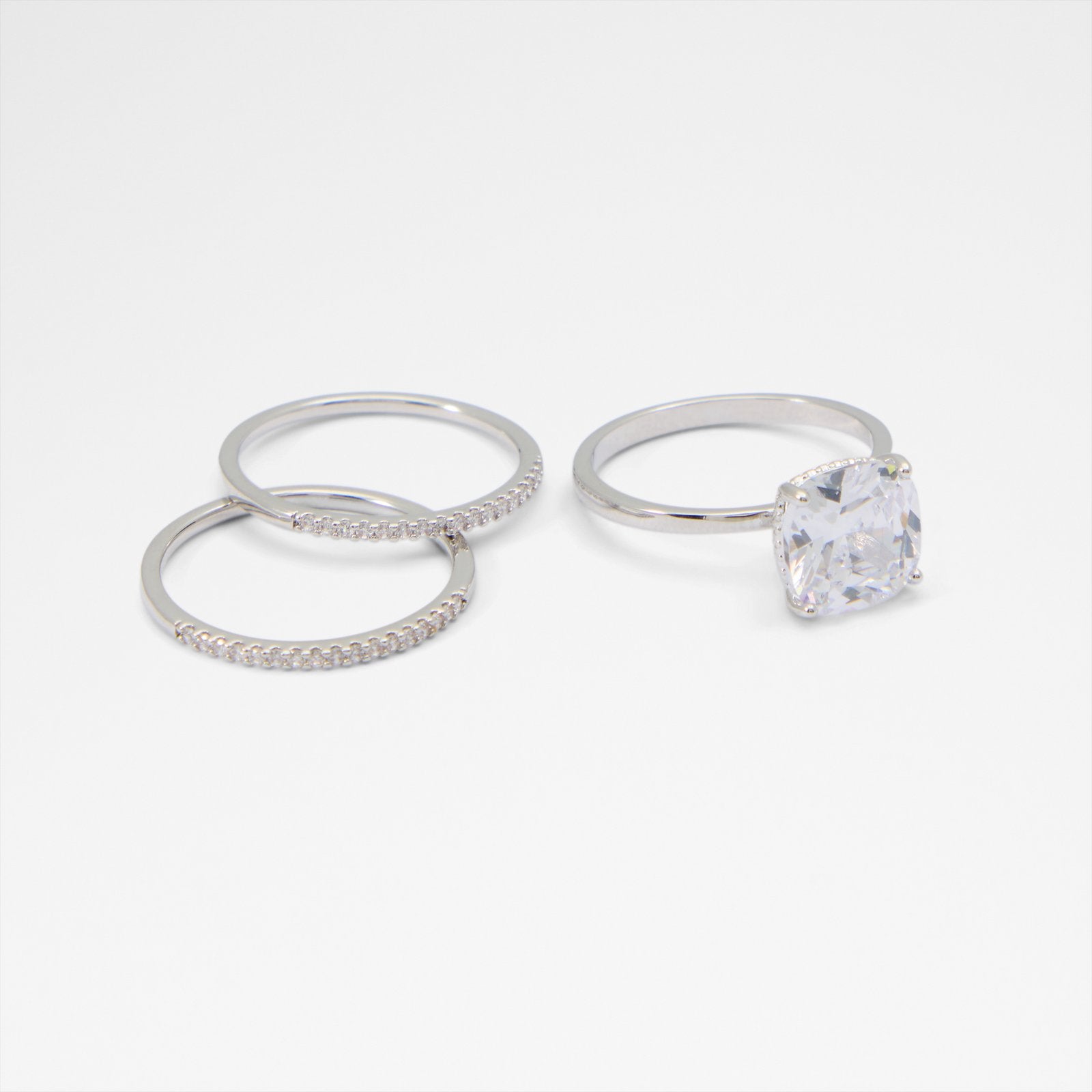 Kadın Gümüş Rengi Yüzük-1