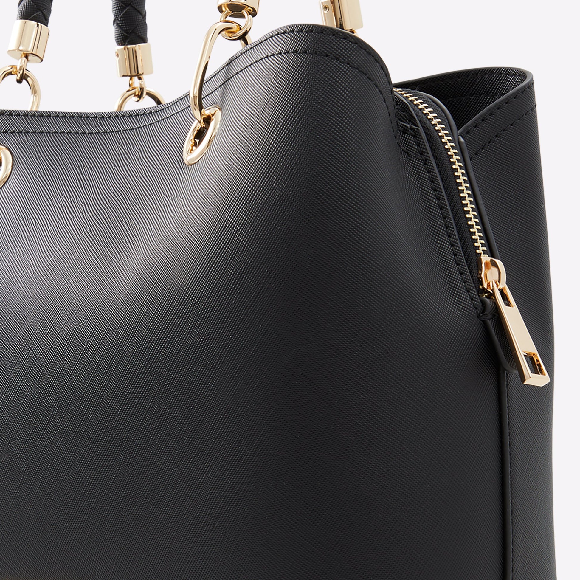 Kadın Siyah El ve Omuz Çantası-5