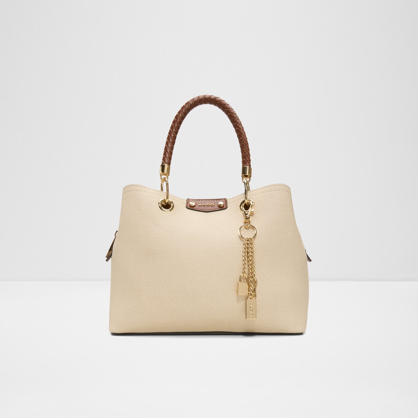 Kadın Ekru Omuz Ve El Çantası-1