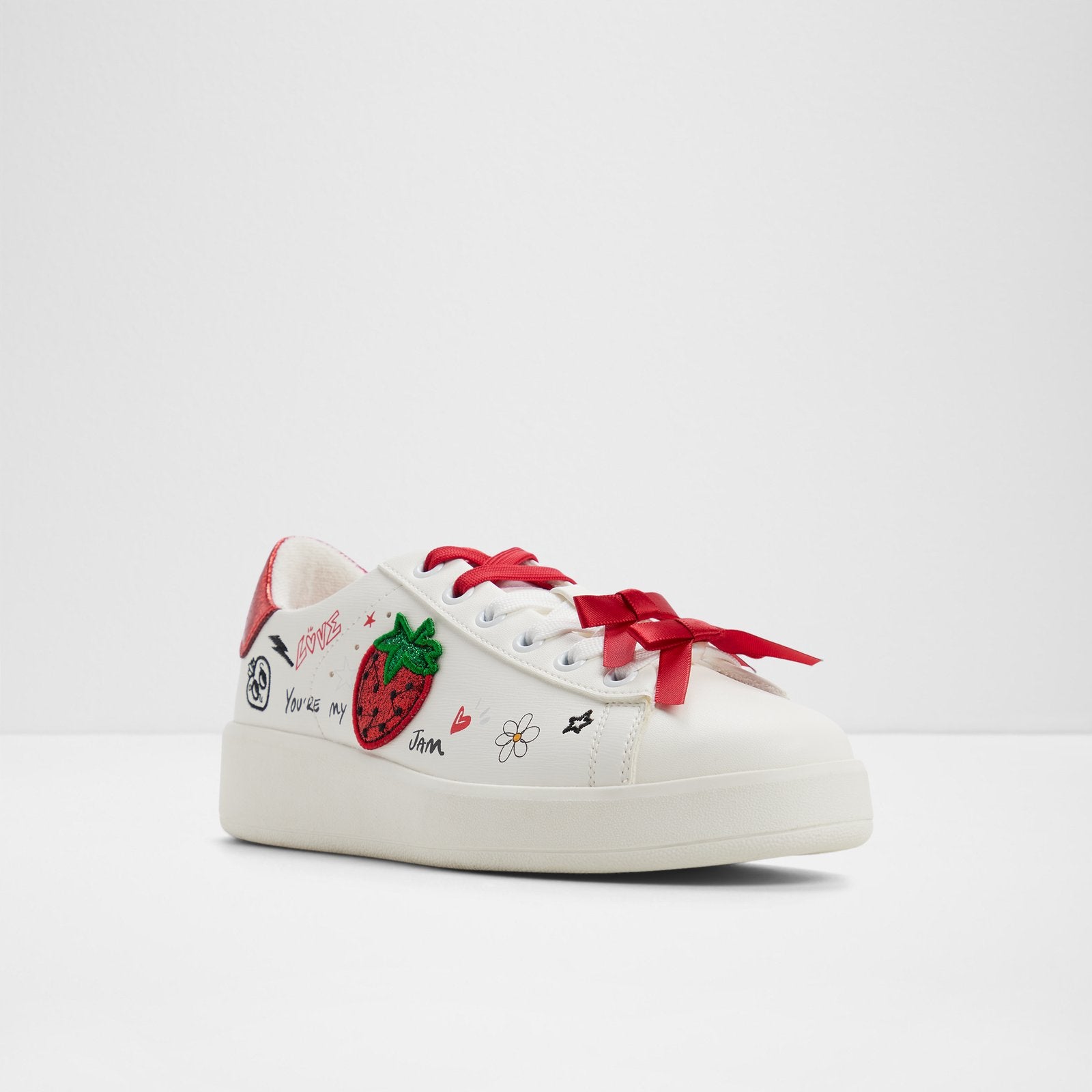 Kadın Beyaz Platform Sneaker-4