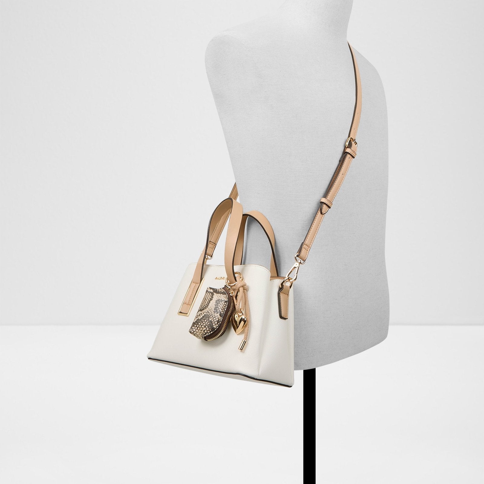 Kadın Ekru Çapraz Çanta-4