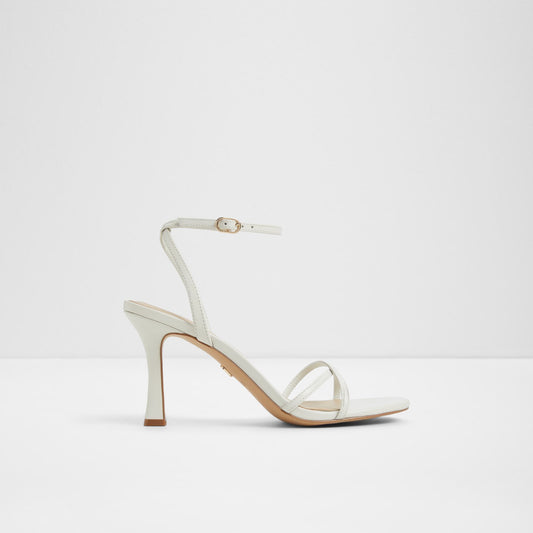 Kadın Beyaz Topuklu Sandalet-1
