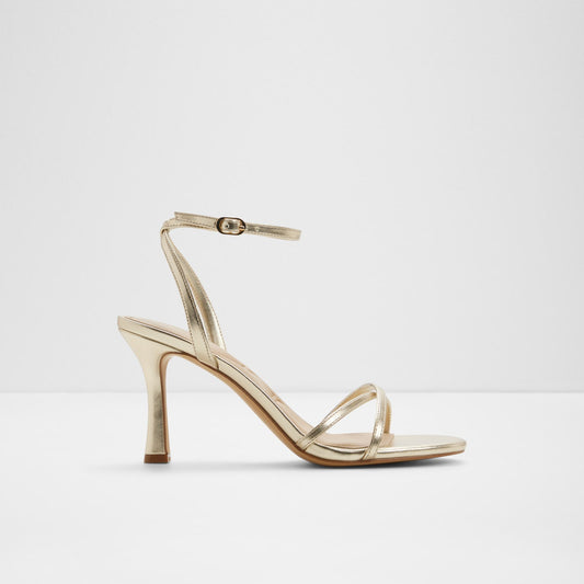 Kadın Gold Topuklu Sandalet-1