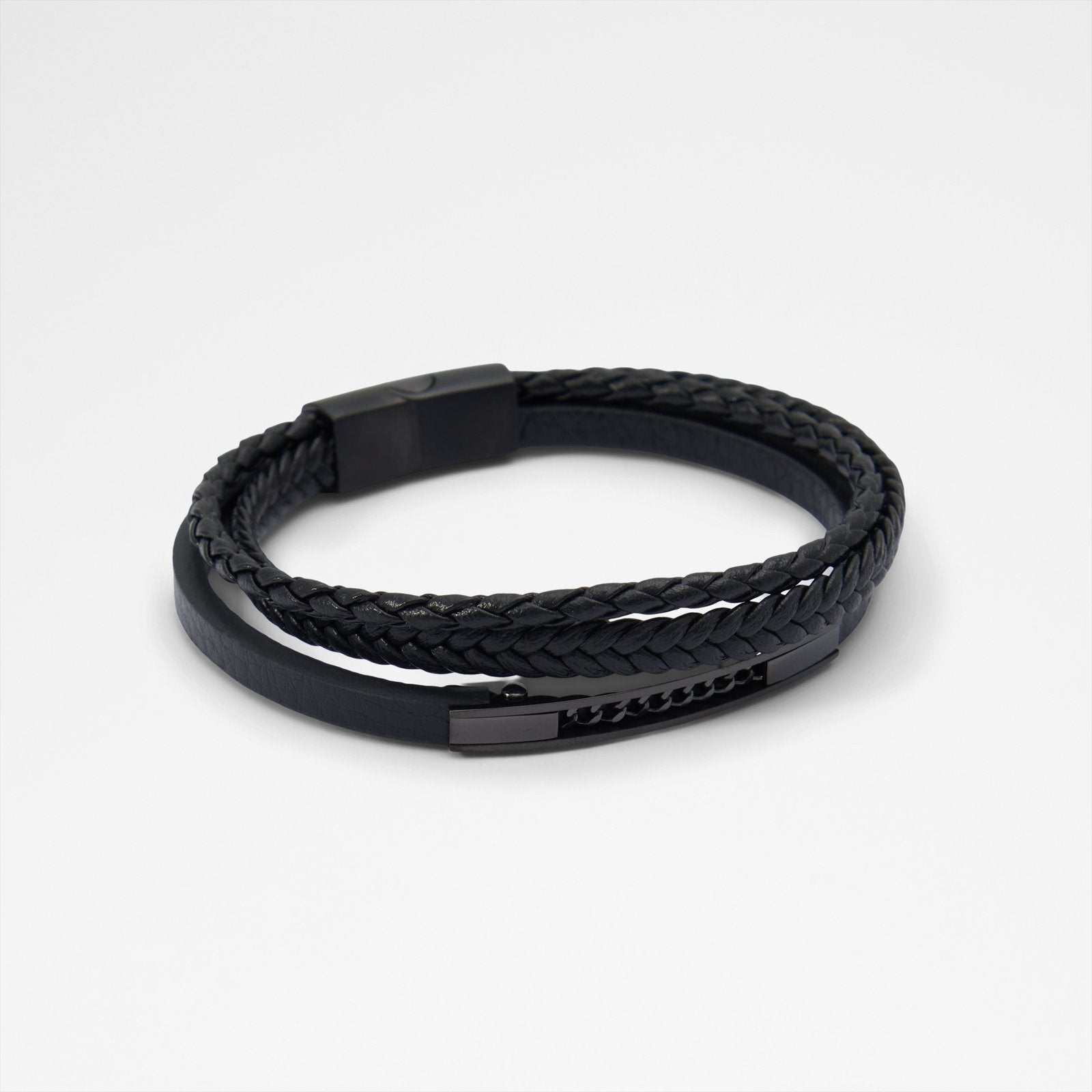 Erkek Hakiki Deri Kahve Bileklik-1