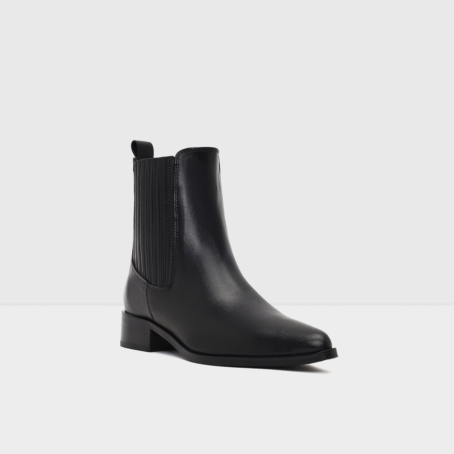 Kadın Siyah Hakiki Deri Bot-4