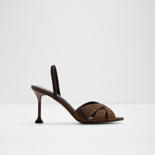 Kadın Kahve Topuklu Sandalet-1