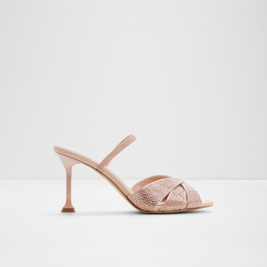 Kadın Pembe Topuklu Sandalet-1