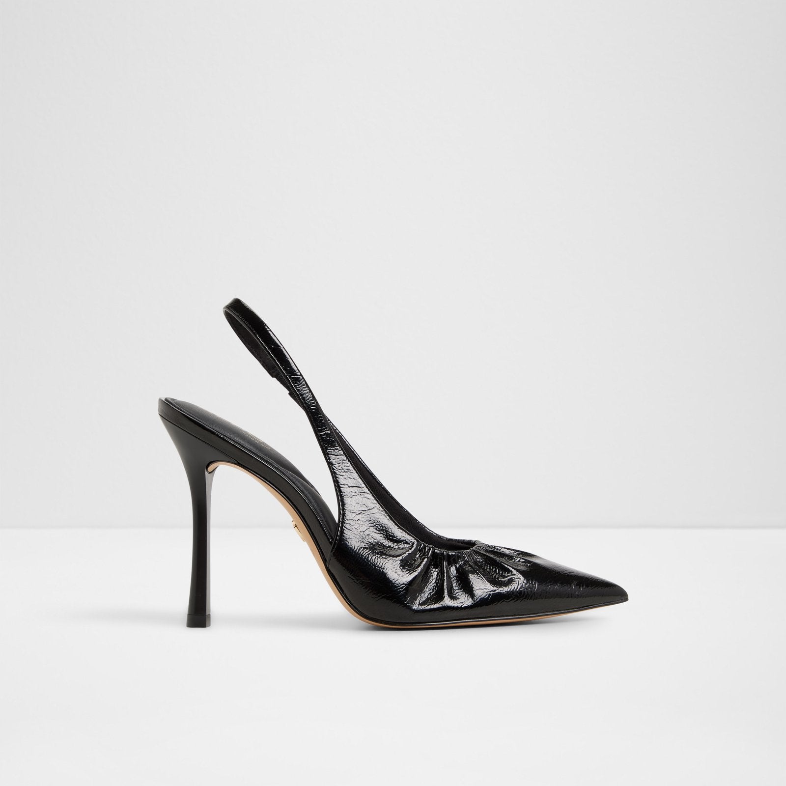 Kadın Siyah Arkası Açık Topuklu Ayakkabı-1