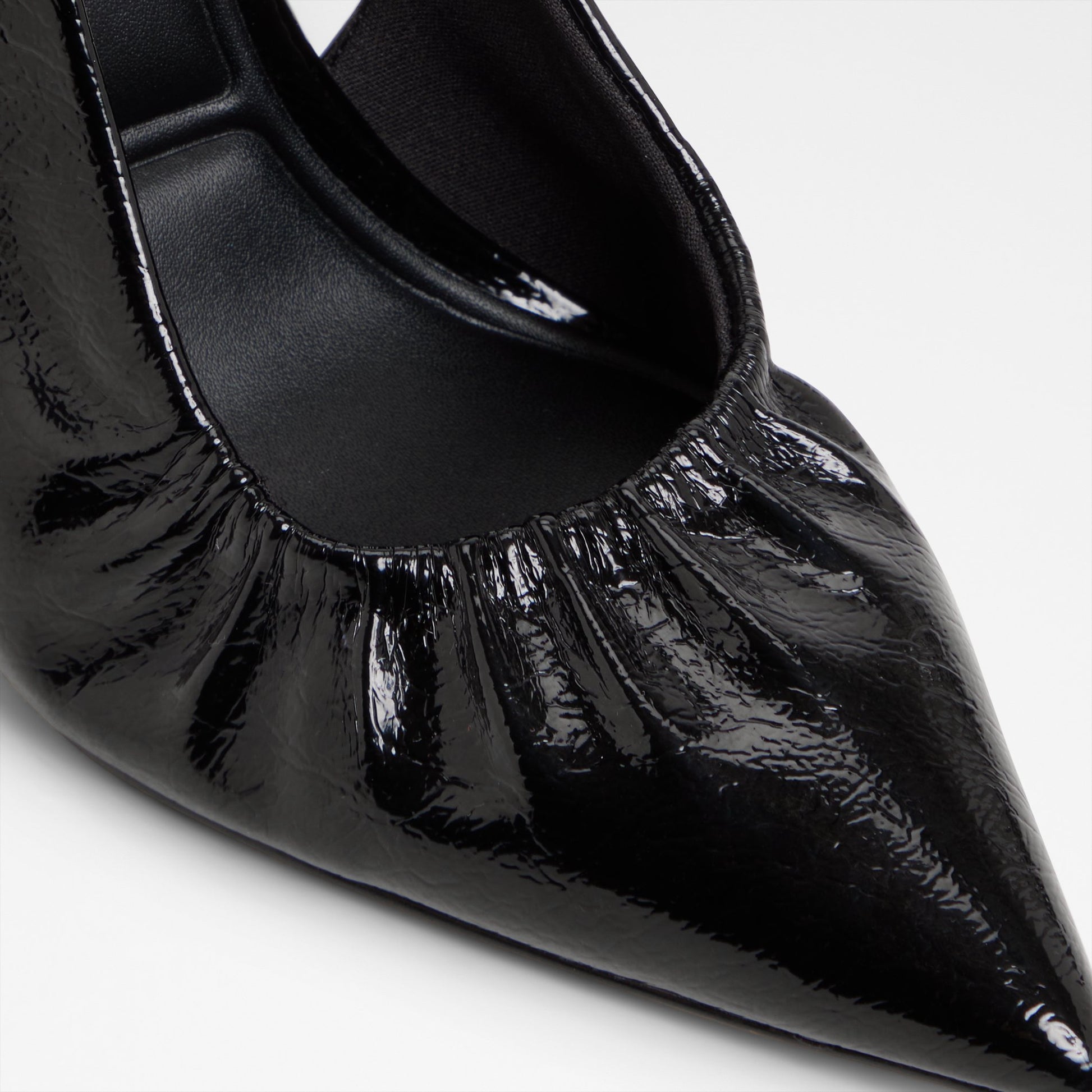 Kadın Siyah Arkası Açık Topuklu Ayakkabı-7