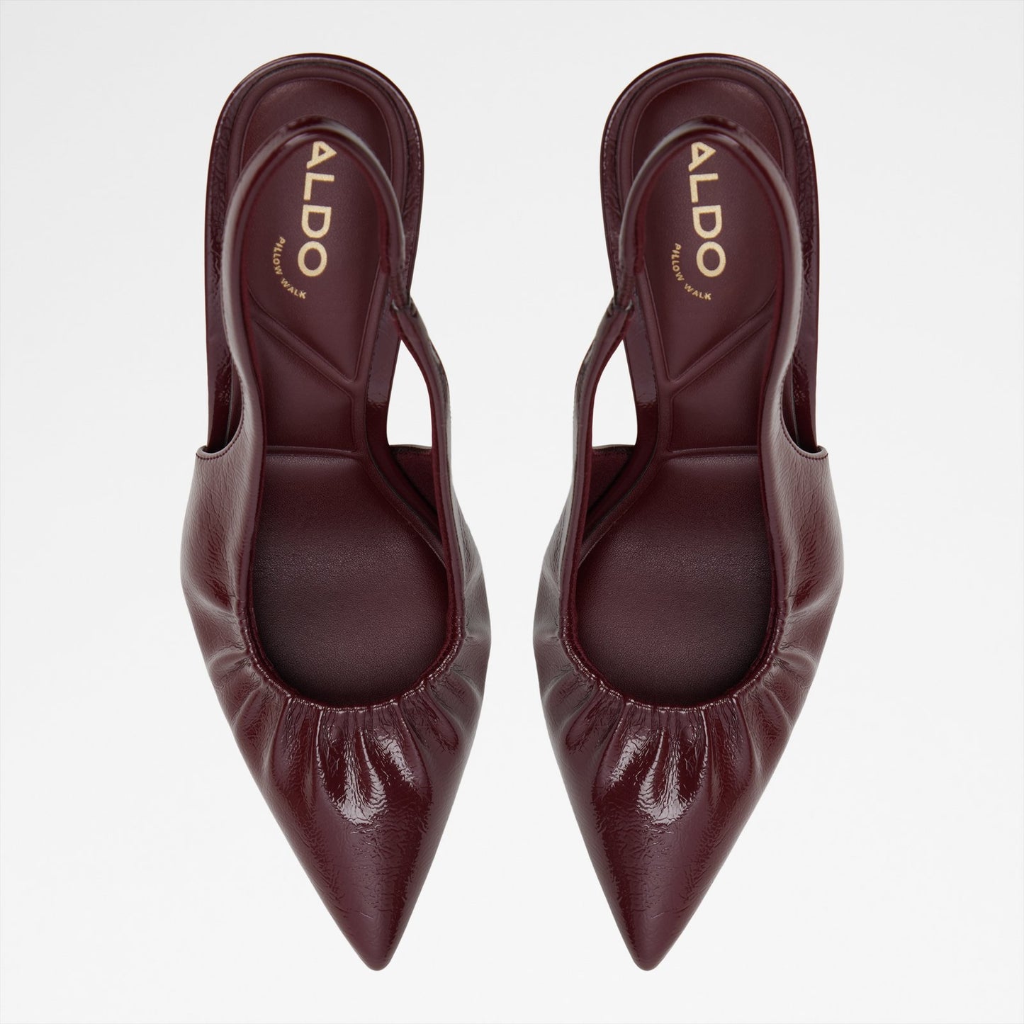 Kadın Bordo Arkası Açık Topuklu Ayakkabı-6
