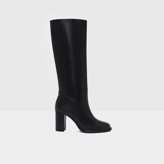 Hakiki Deri Kadın Siyah Çizme-1