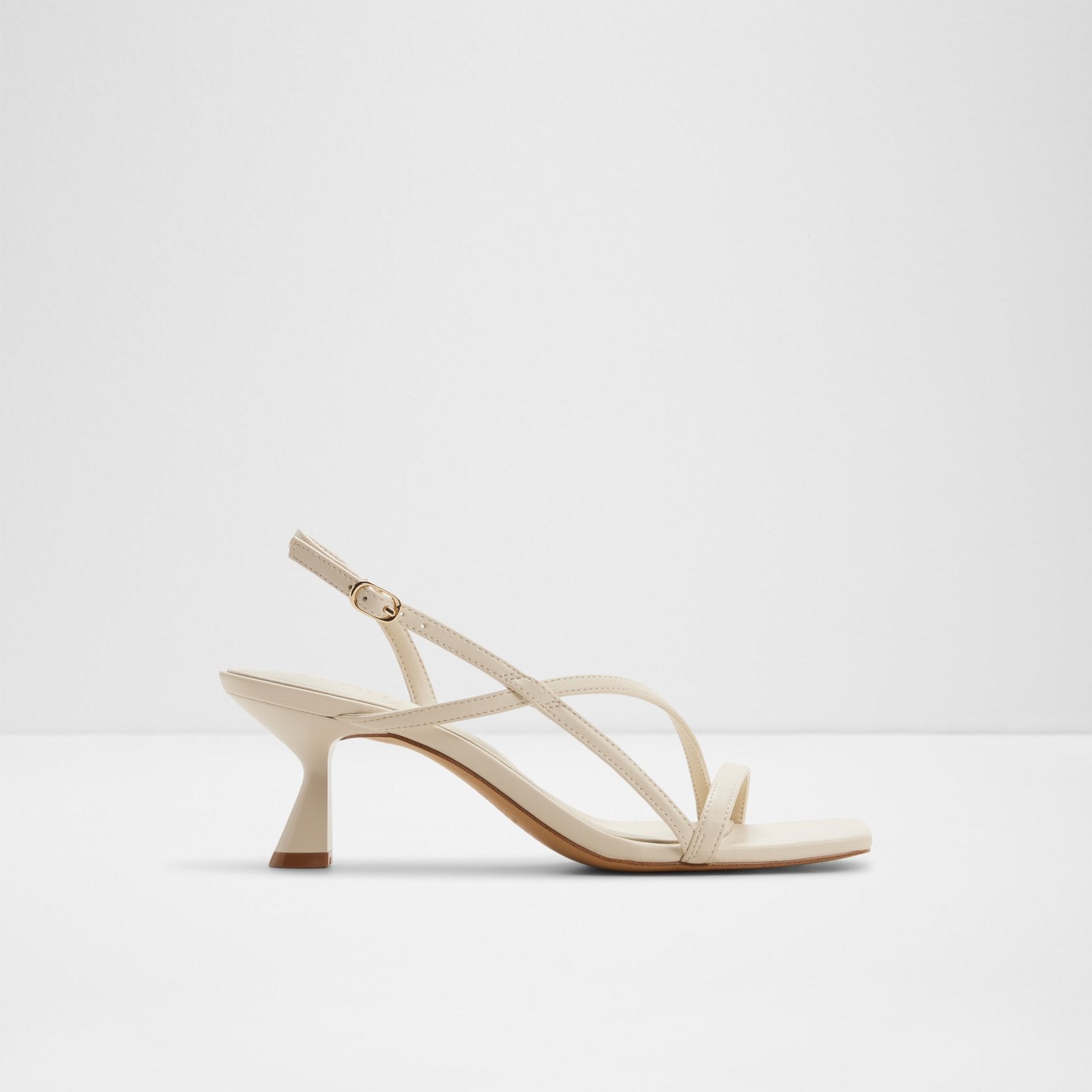 Kadın Beyaz Topuklu Sandalet-1