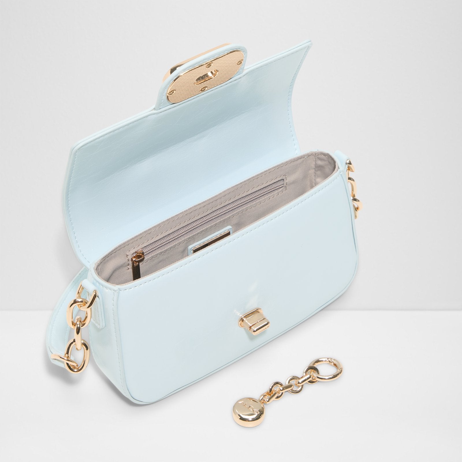 Kadın Mavi Omuz ve El Çantası-3