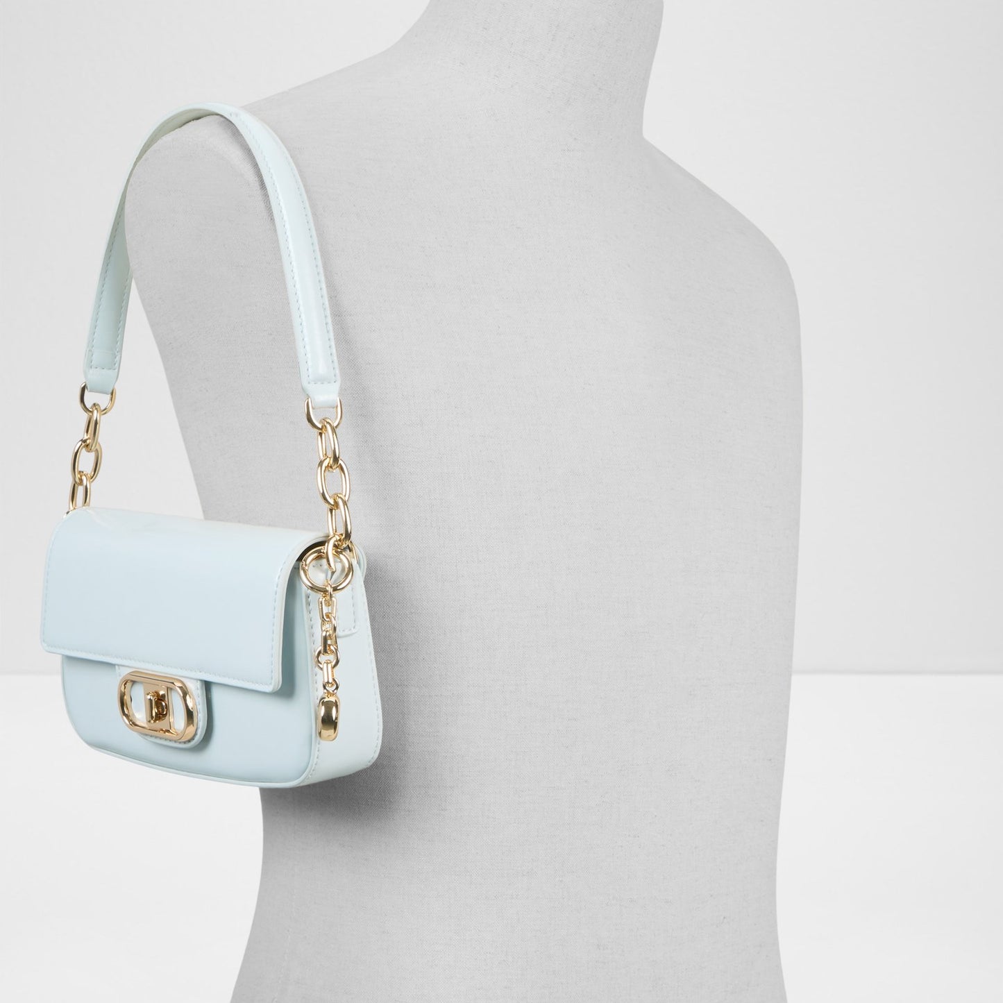 Kadın Mavi Omuz ve El Çantası-4