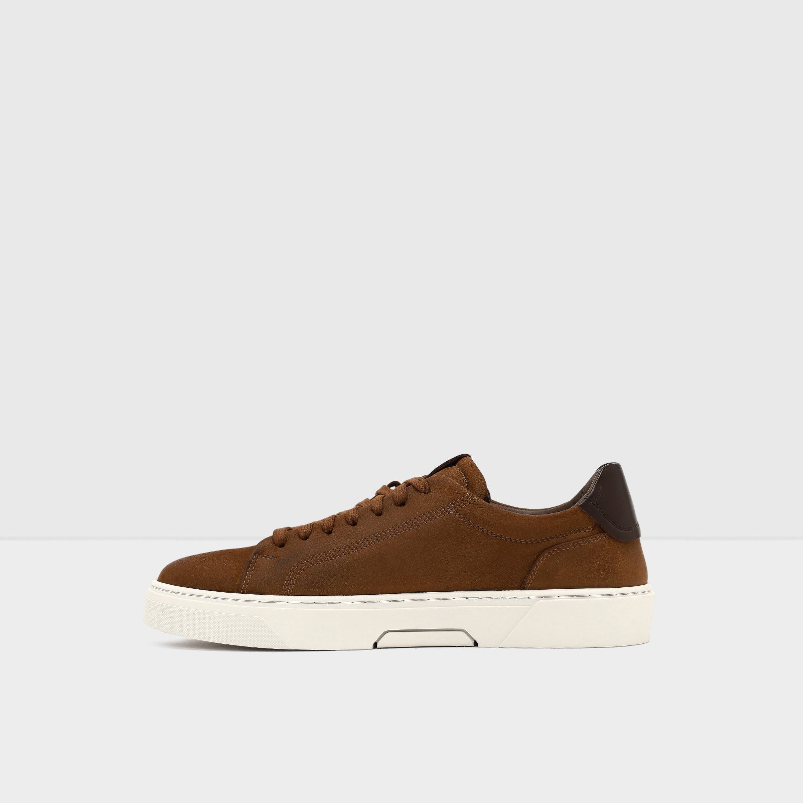 Gerçek Deri Taba Erkek Sneaker-3