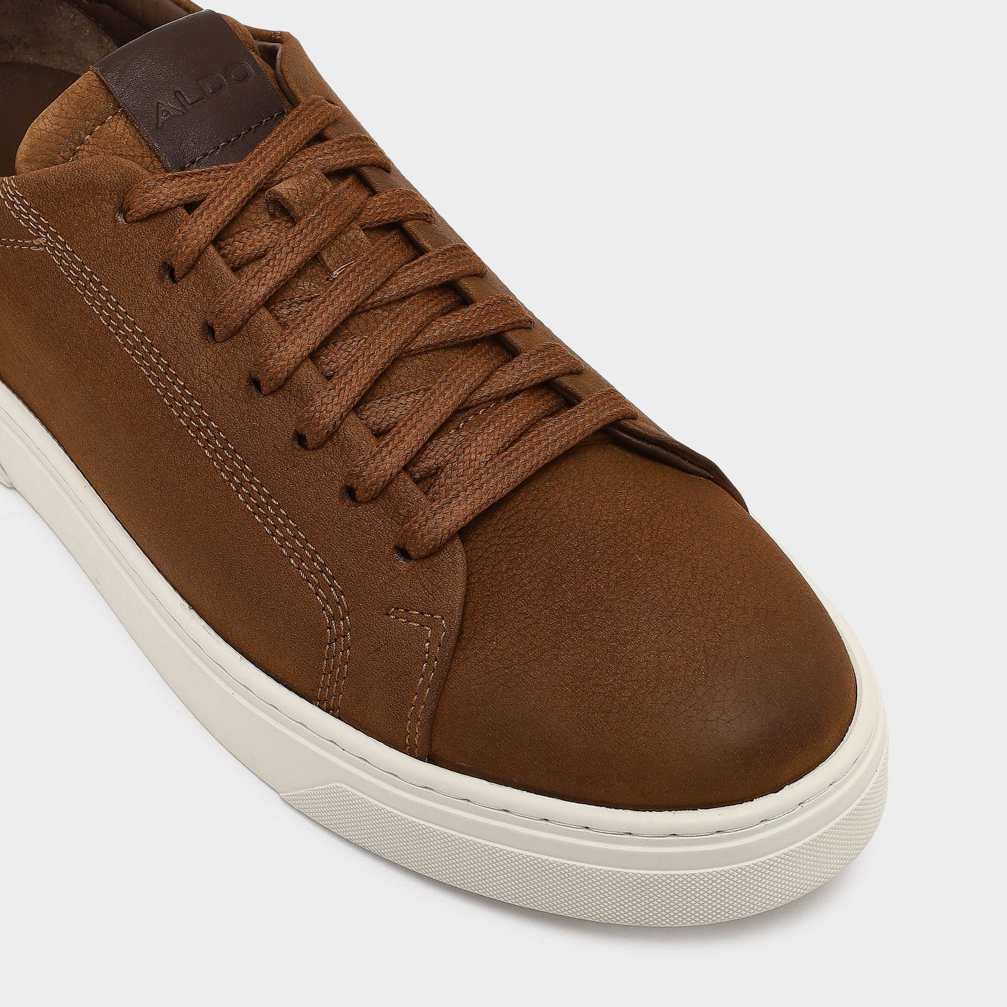 Gerçek Deri Taba Erkek Sneaker-5