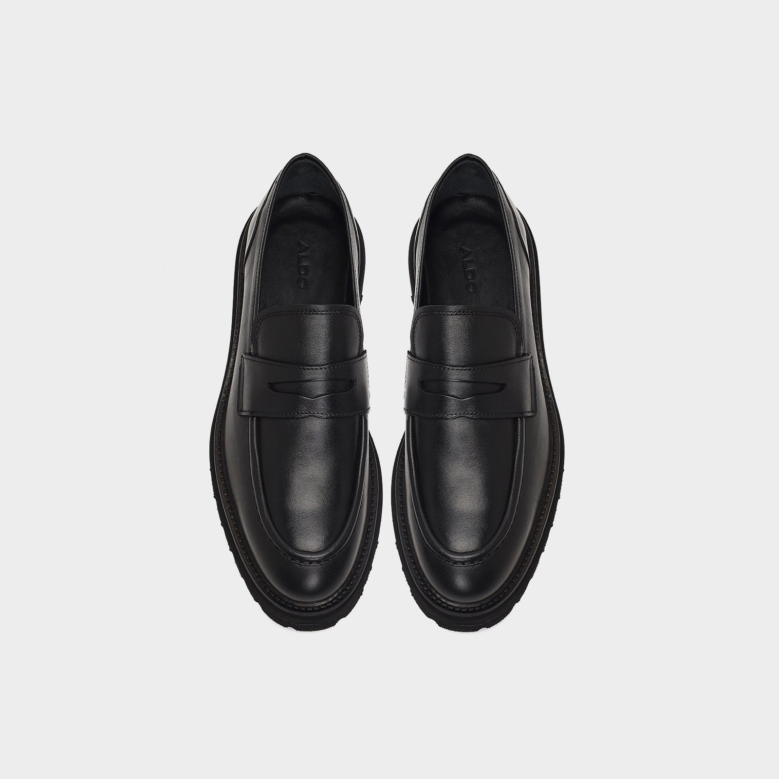 Hakiki Deri Erkek Siyah Loafer Ayakkabı-6