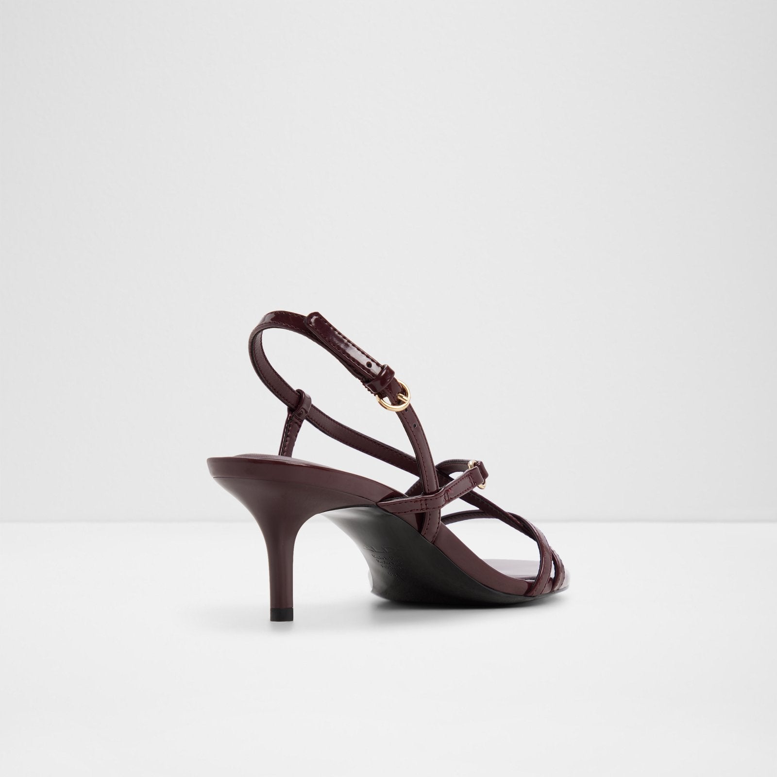 Kadın Bordo Topuklu Sandalet-2