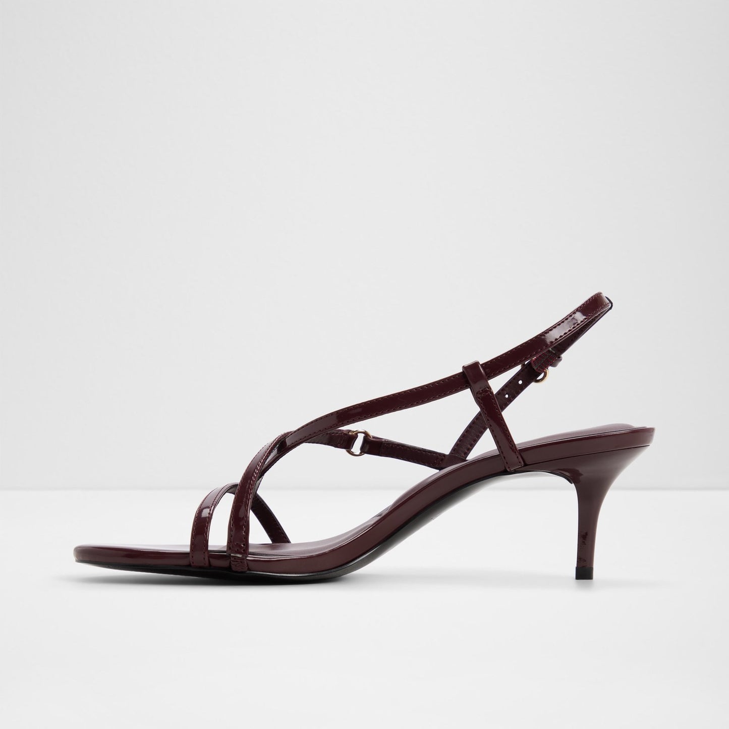 Kadın Bordo Topuklu Sandalet-3