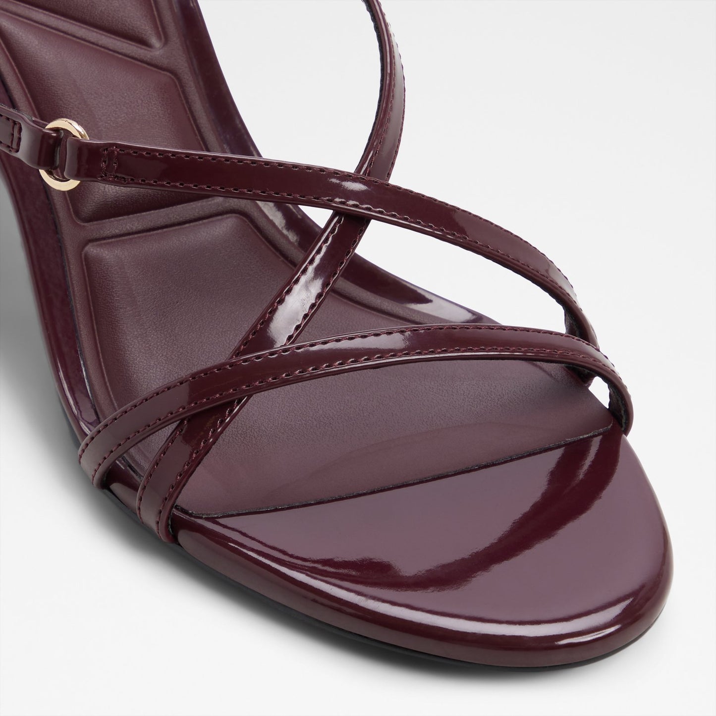 Kadın Bordo Topuklu Sandalet-5