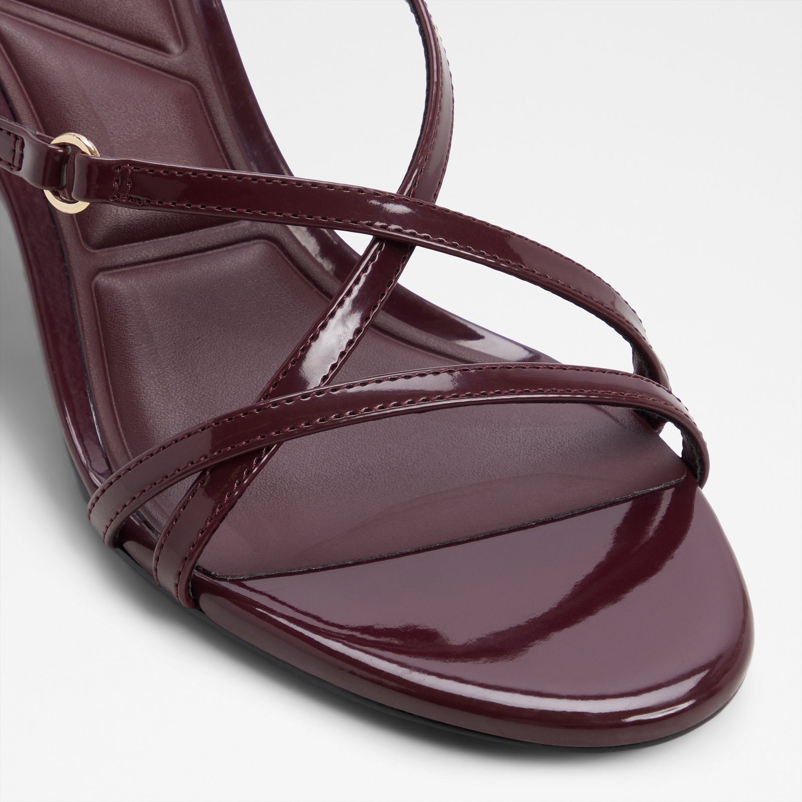 Kadın Bordo Topuklu Sandalet-5