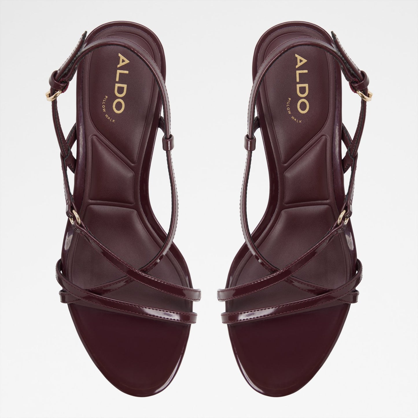 Kadın Bordo Topuklu Sandalet-6