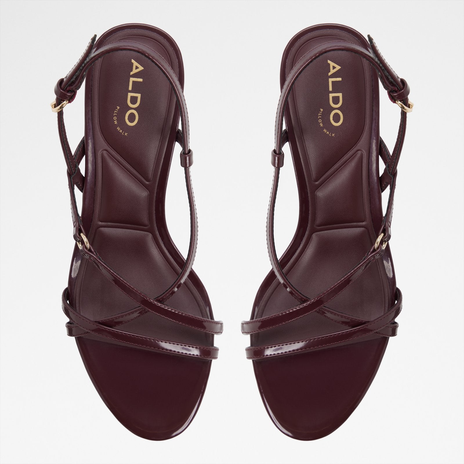 Kadın Bordo Topuklu Sandalet-6