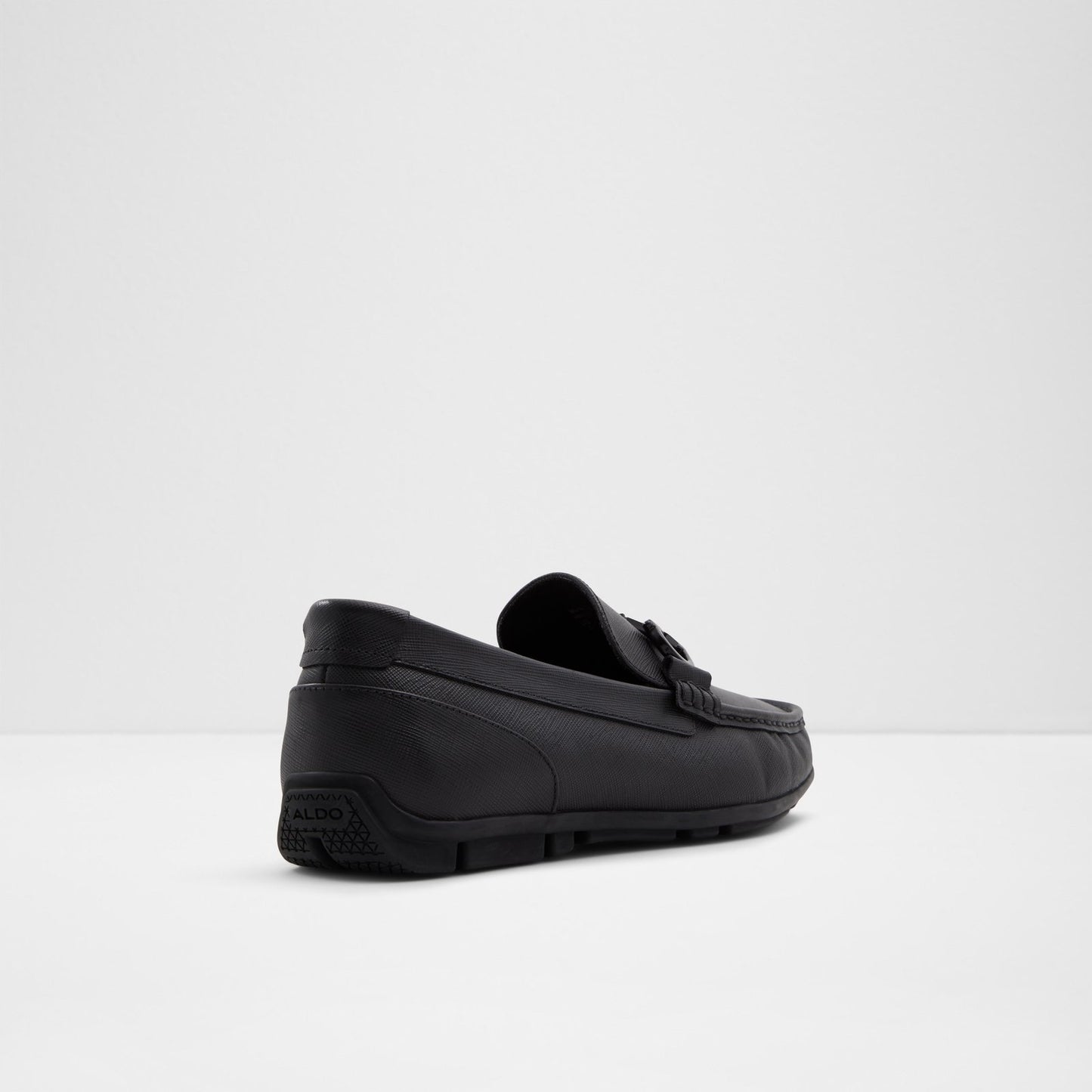 Erkek Hakiki Deri Siyah Slip-on Ayakkabı-2