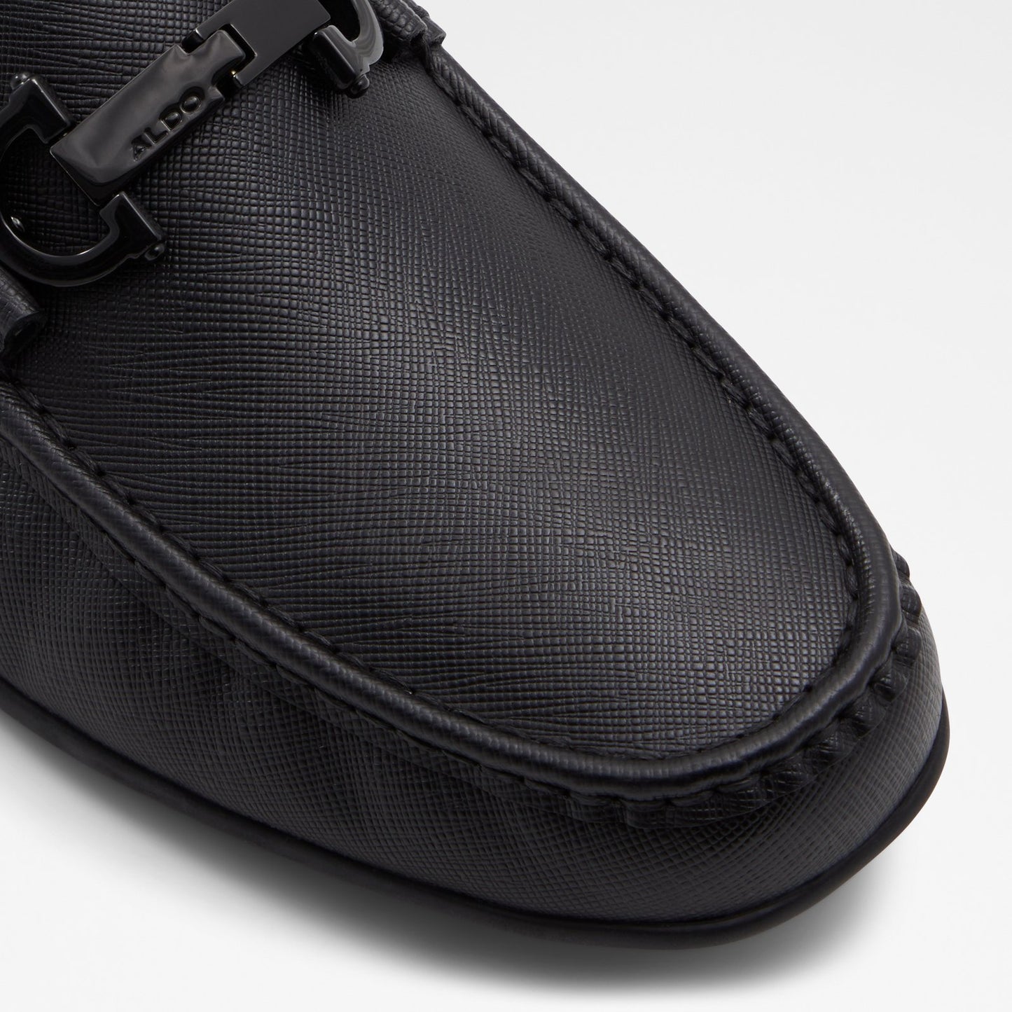 Erkek Hakiki Deri Siyah Slip-on Ayakkabı-5